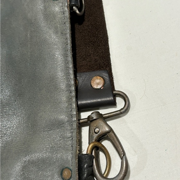 Maii Ltd black and gray leather hobo bag - Picture 7 of 16